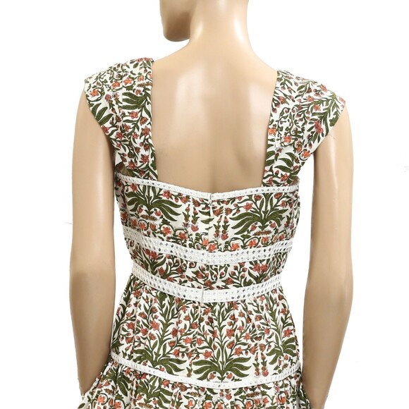 Saylor Anthropologie Campbell Mini Dress Poppy Fields Block Printed S New 282089 - Picture 9 of 10